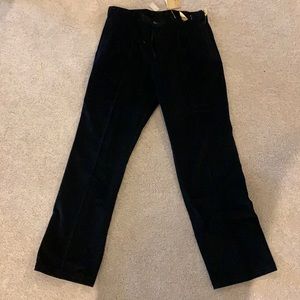 Men’s relaxed fit corduroy black pants